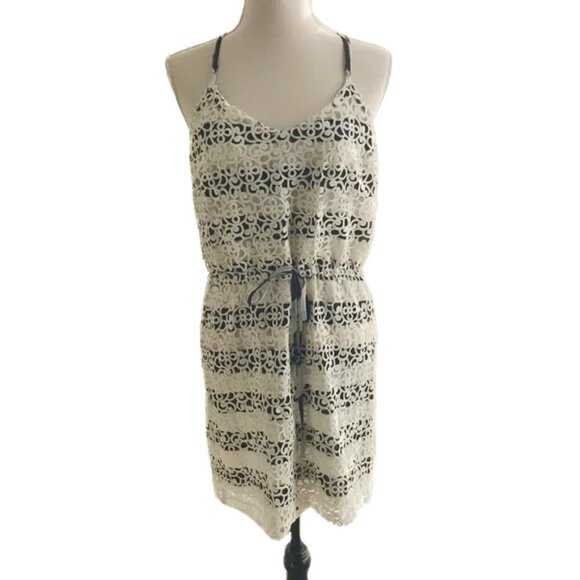 Adelyn Rae Dresses & Skirts - Adelyn Rae Lace Striped Dress